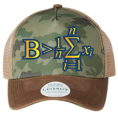 Be Greater Than Average Math Quotes Legacy Tie Dye Trucker Hat