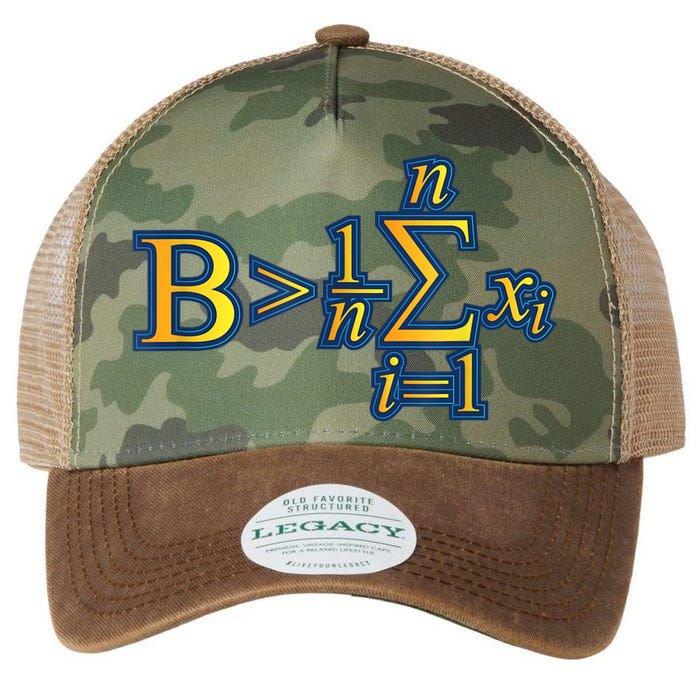 Be Greater Than Average Math Quotes Legacy Tie Dye Trucker Hat