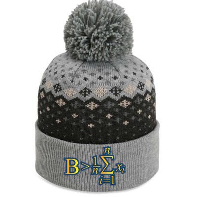 Be Greater Than Average Math Quotes The Baniff Cuffed Pom Beanie