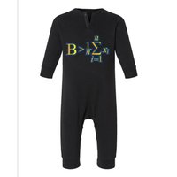 Be Greater Than Average Math Quotes Infant Fleece One Piece