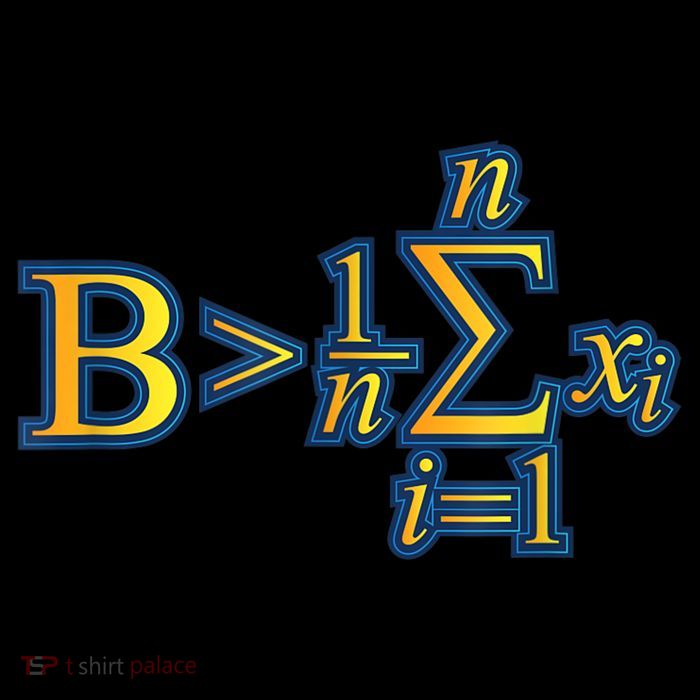 Be Greater Than Average Math Quotes Tall T-Shirt