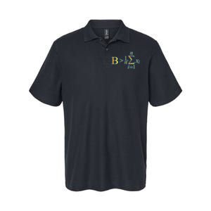 Be Greater Than Average Math Quotes Softstyle Adult Sport Polo