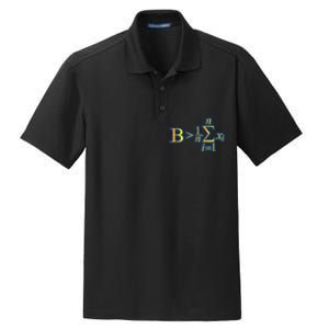 Be Greater Than Average Math Quotes Dry Zone Grid Polo