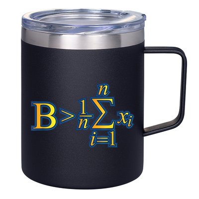 Be Greater Than Average Math Quotes 12oz Stainless Steel Coffee Mug