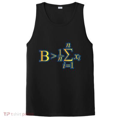 Be Greater Than Average Math Quotes PosiCharge Competitor Tank
