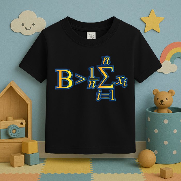 Be Greater Than Average Math Quotes Toddler T-Shirt
