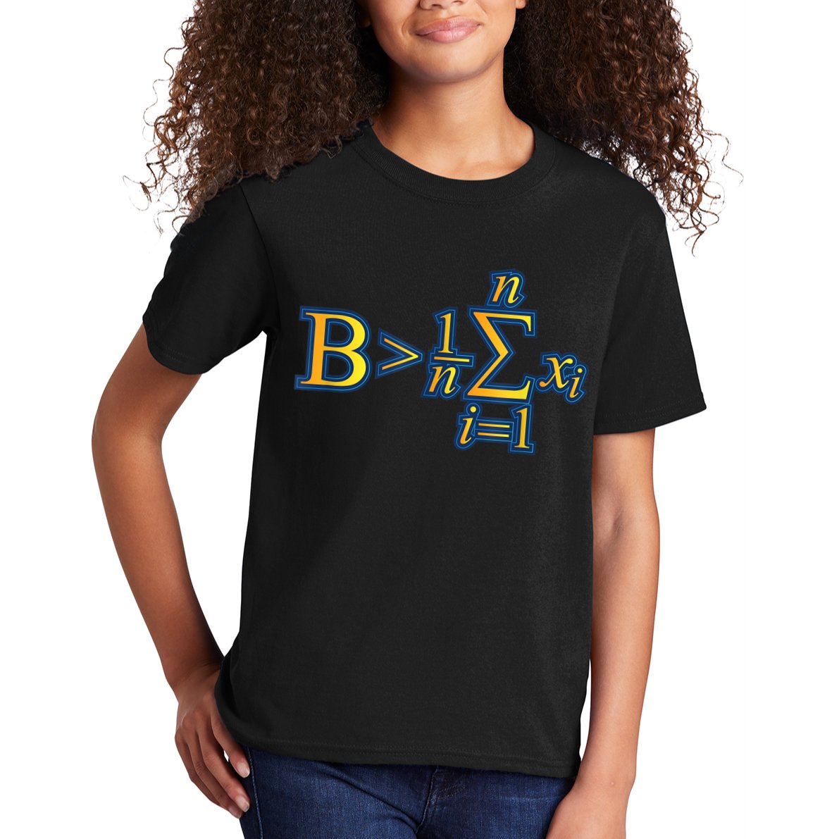 Be Greater Than Average Math Quotes Kids T-Shirt