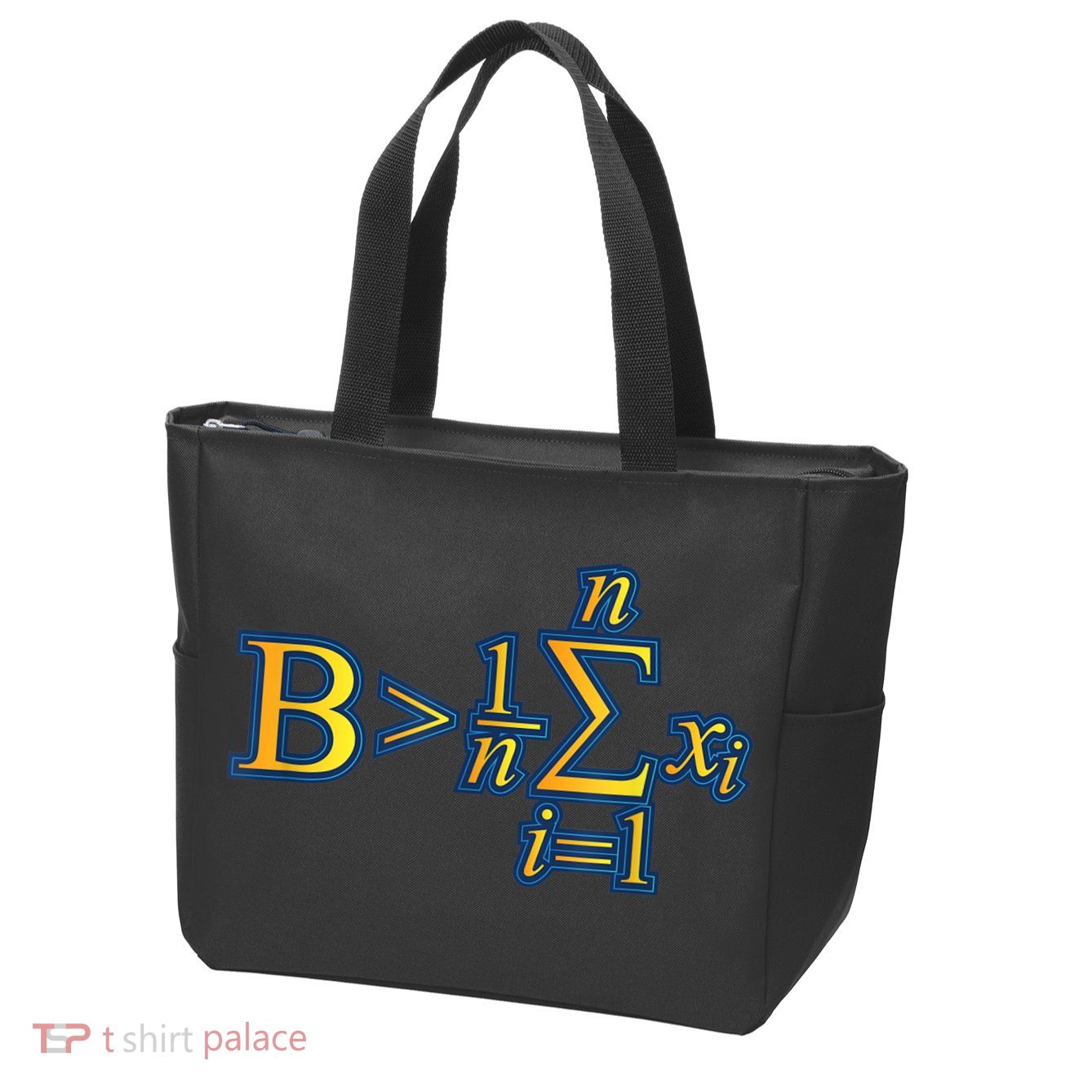 Be Greater Than Average Math Quotes Zip Tote Bag