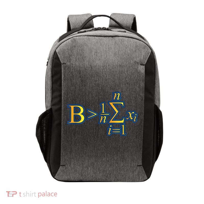 Be Greater Than Average Math Quotes Vector Backpack