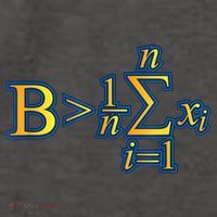 Be Greater Than Average Math Quotes Vector Backpack