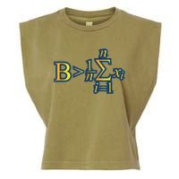 Be Greater Than Average Math Quotes Garment-Dyed Women's Muscle Tee