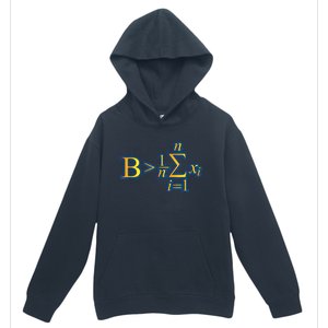 Be Greater Than Average Math Quotes Urban Pullover Hoodie