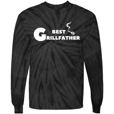 Best Grillfather T Tie-Dye Long Sleeve Shirt