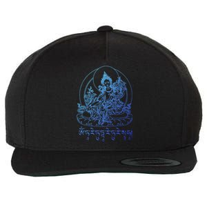 Buddha Green Tara Tra Tibetan Buddhism Vajrayana Meaningful Gift Wool Snapback Cap