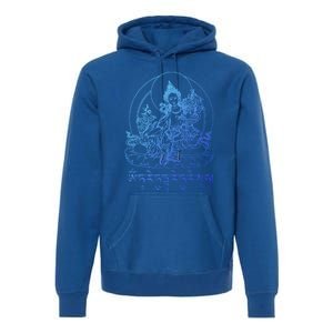 Buddha Green Tara Tra Tibetan Buddhism Vajrayana Meaningful Gift Premium Hoodie