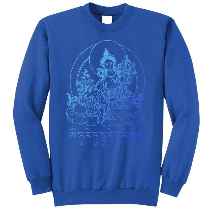 Buddha Green Tara Tra Tibetan Buddhism Vajrayana Meaningful Gift Tall Sweatshirt