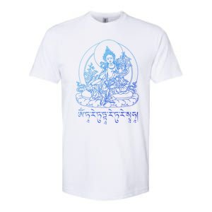 Buddha Green Tara Tra Tibetan Buddhism Vajrayana Meaningful Gift Softstyle CVC T-Shirt