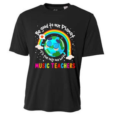 Be Good To Our Planet With Music Earth Day Cooling Performance Crew T-Shirt