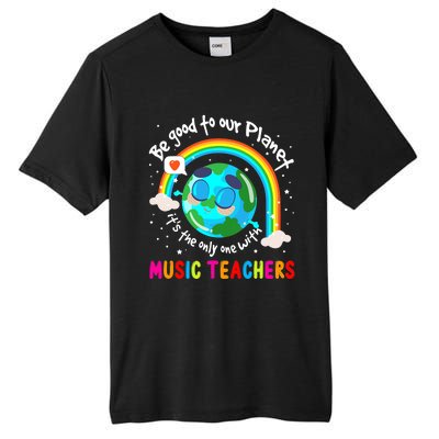 Be Good To Our Planet With Music Earth Day Tall Fusion ChromaSoft Performance T-Shirt