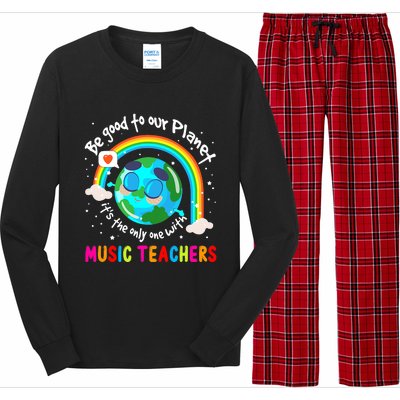 Be Good To Our Planet With Music Earth Day Long Sleeve Pajama Set