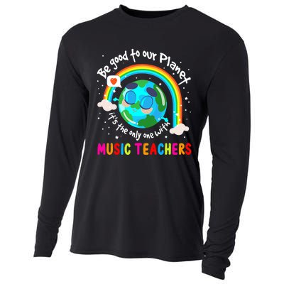 Be Good To Our Planet With Music Earth Day Cooling Performance Long Sleeve Crew