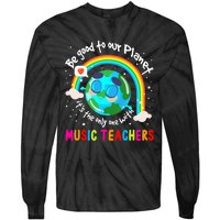 Be Good To Our Planet With Music Earth Day Tie-Dye Long Sleeve Shirt