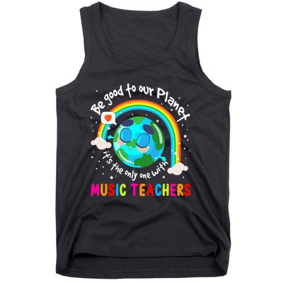 Be Good To Our Planet With Music Earth Day Tank Top