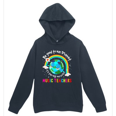 Be Good To Our Planet With Music Earth Day Urban Pullover Hoodie