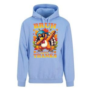 Bruh Give Thanks Dabbing Turkey Thanksgiving Thankful Funny Gift Unisex Surf Hoodie