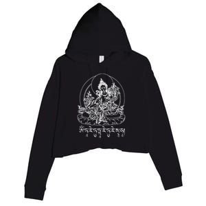 Buddha Green Tara Tra Tibetan Buddhism Vajrayana Gift Crop Fleece Hoodie