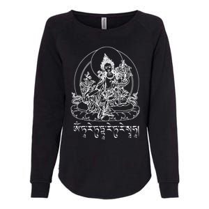 Buddha Green Tara Tra Tibetan Buddhism Vajrayana Gift Womens California Wash Sweatshirt