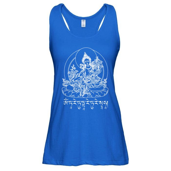 Buddha Green Tara Tra Tibetan Buddhism Vajrayana Gift Ladies Essential Flowy Tank