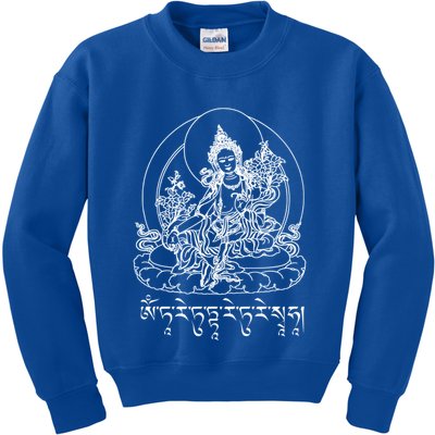 Buddha Green Tara Tra Tibetan Buddhism Vajrayana Gift Kids Sweatshirt