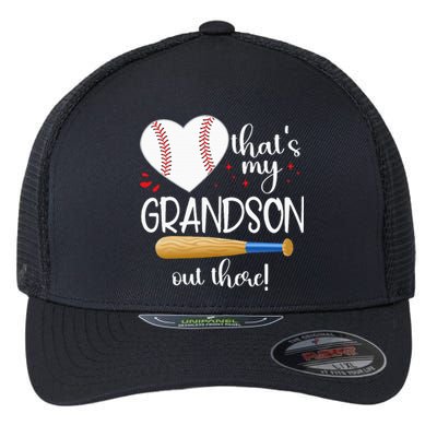 Baseball Grandma Thats My Grandson Out There Gifts Women Flexfit Unipanel Trucker Cap