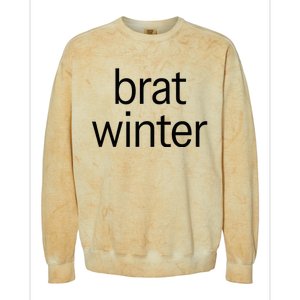 Brat Green Trendy Christmas Winter Meme Teens Get Z Gift Colorblast Crewneck Sweatshirt