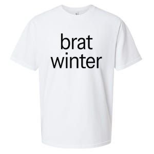 Brat Green Trendy Christmas Winter Meme Teens Get Z Gift Sueded Cloud Jersey T-Shirt