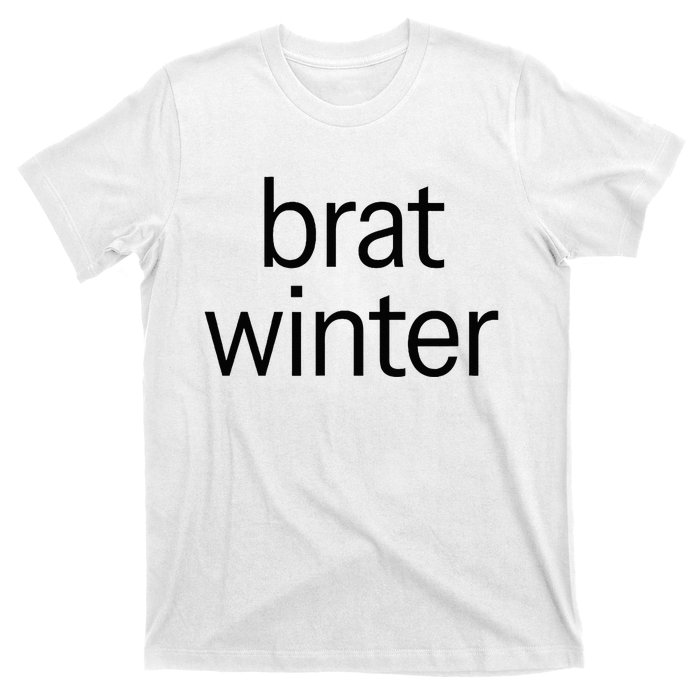 Brat Green Trendy Christmas Winter Meme Teens Get Z Gift T-Shirt