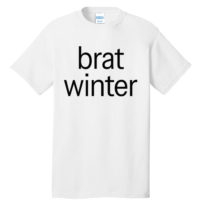 Brat Green Trendy Christmas Winter Meme Teens Get Z Gift Tall T-Shirt