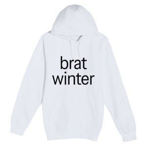 Brat Green Trendy Christmas Winter Meme Teens Get Z Gift Premium Pullover Hoodie