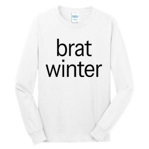 Brat Green Trendy Christmas Winter Meme Teens Get Z Gift Tall Long Sleeve T-Shirt