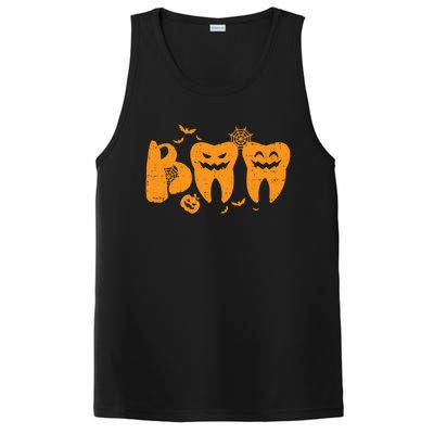 Boo Ghost Teeth Cute Halloween Dentist Dental Assistant Gift PosiCharge Competitor Tank