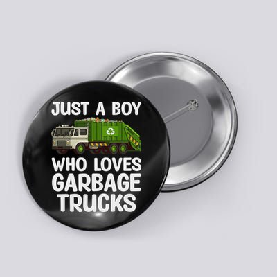 Best Garbage Truck Art For Trash Garbage Man Button