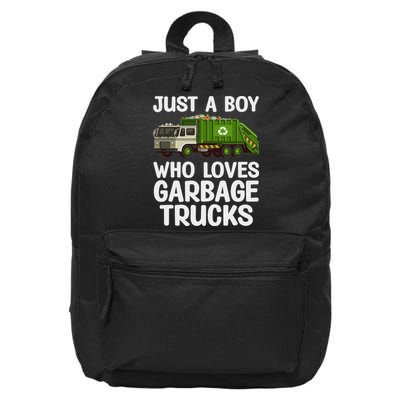 Best Garbage Truck Art For Trash Garbage Man 16 in Basic Backpack