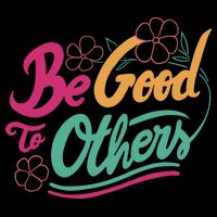 Be Good To Others Floral 16 in Basic Backpack