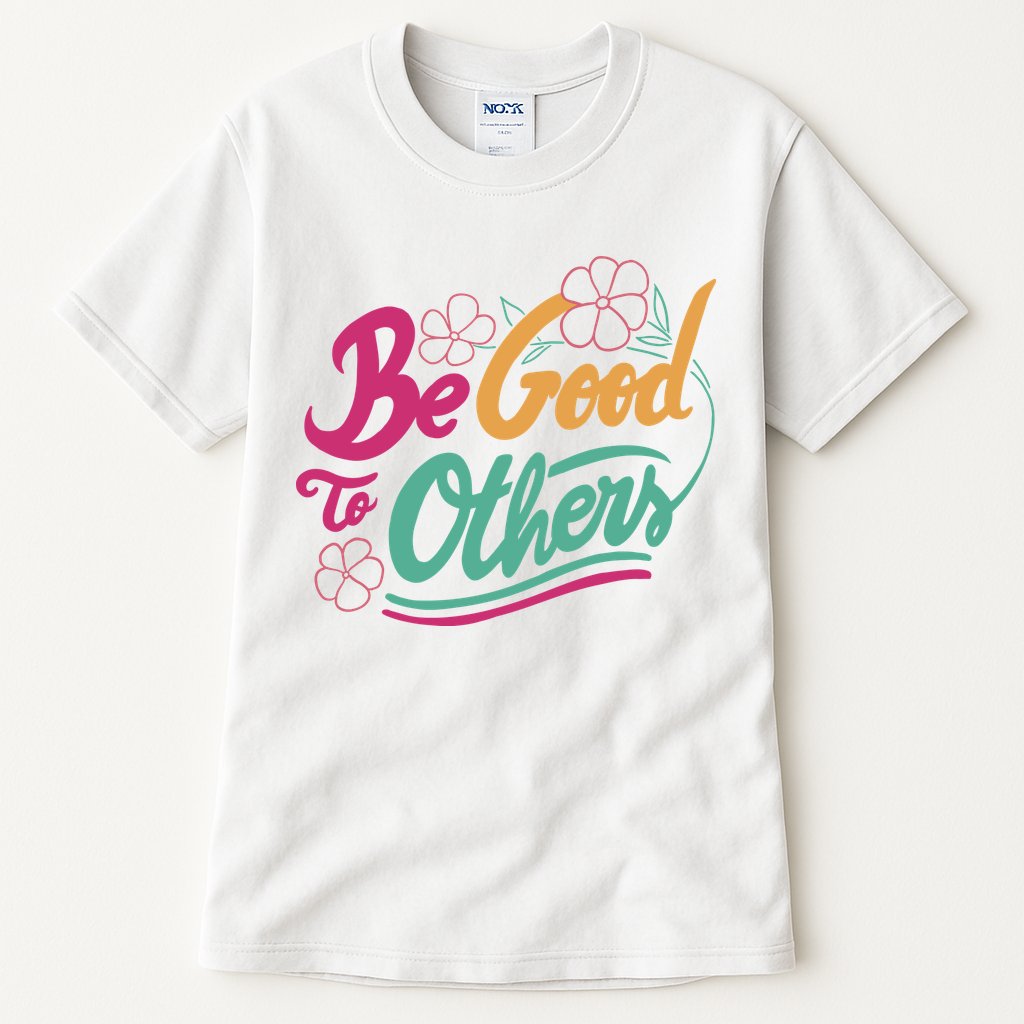 Be Good To Others Floral Tall T-Shirt