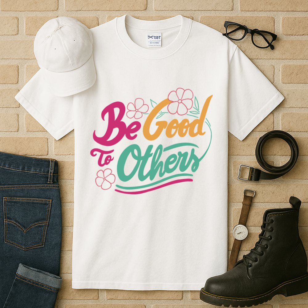 Be Good To Others Floral Tall T-Shirt