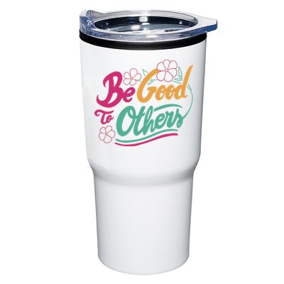 Be Good To Others Floral Tumbler