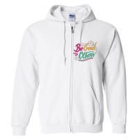 Be Good To Others Floral Full Zip Hoodie