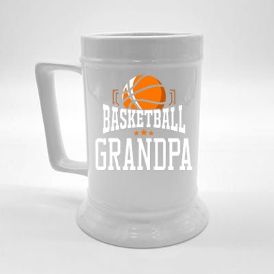 Basketball Grandpa Team Sports Fan Beer Stein