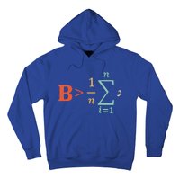 Be Greater Than Average Funny Math Teacher Nerd Gift Hoodie